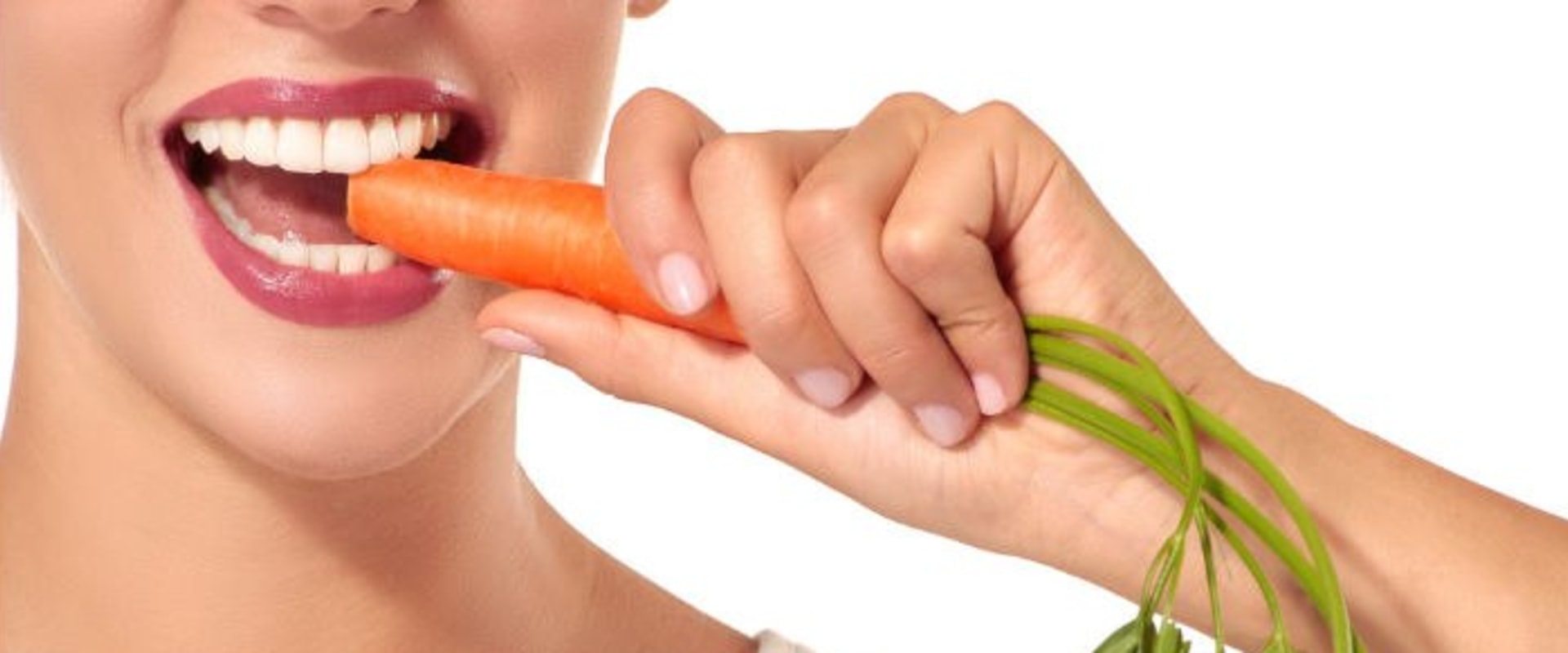 Eat Crunchy Fruits and Vegetables for Whiter Teeth